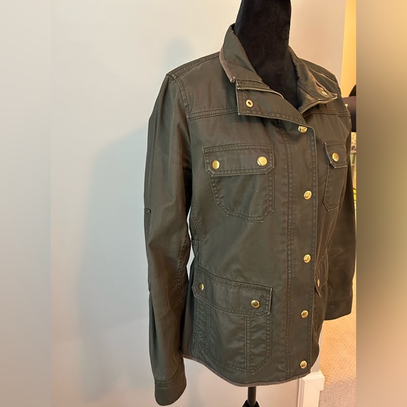 J. Crew Utility jacket. Resin coated twill field jacket. - Picture 7 of 14